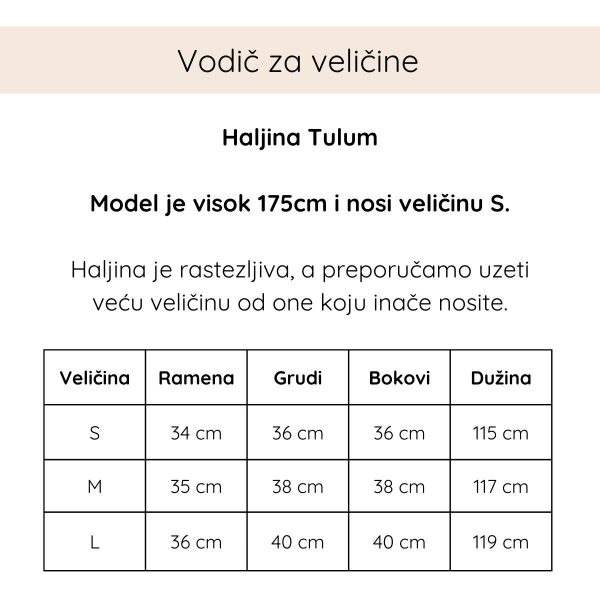 Haljina Tulum Black