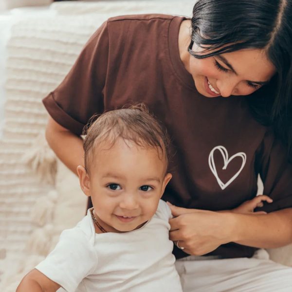 3 23mai majica Marron Heart